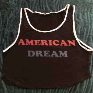 American dream crop top
